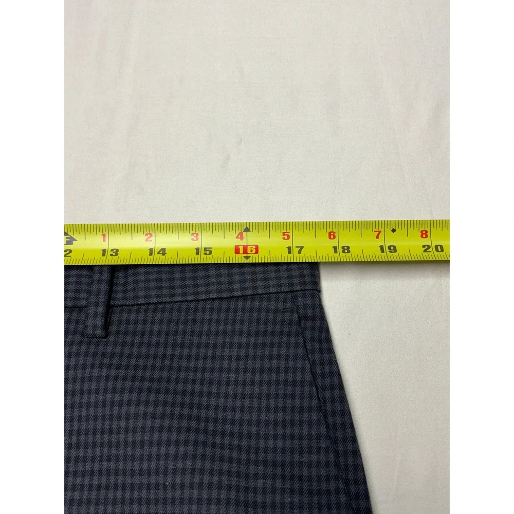 NWT Banana Republic Grayson Slim Tapered Ankle Pants Mens 34x29 Grey Houndstooth